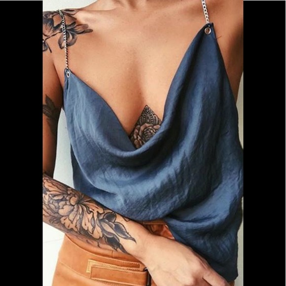 CHAIN CAMI TOP (FINAL SALE) - Picture 2 of 2